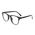 thumbnail image 5 of Gafas de ordenador transparentes retro para hombre y mujer, con montura redonda, antiluz azul, con bloqueo de luz, ópticas, 5 of 5