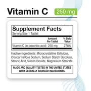 Puregen Labs Vitamin C 250mg, 200 Tablets - 2PK