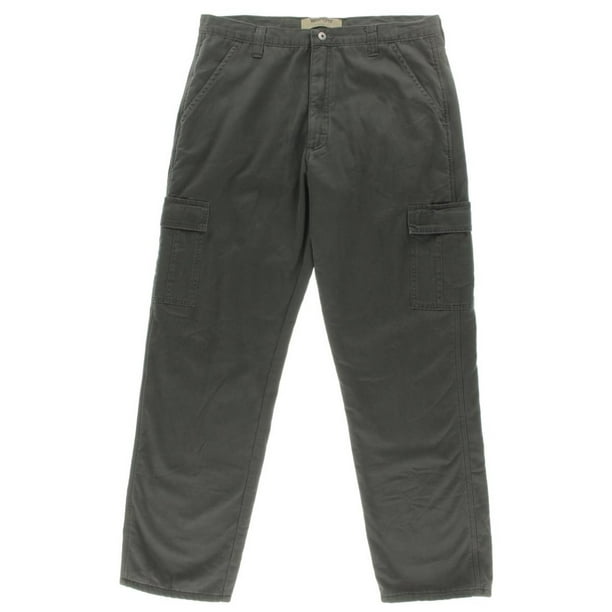 wrangler relaxed fit fleece lined cargo pants