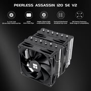 Thermalright Peerless Assassin 120 SE V2 CPU Air Cooler, 6 Heatpipes, Dual 120mm ARGB PWM Fans, Intel LGA 1851/1700/1200/115X, AMD AM4/AM5