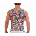 thumbnail image 3 of Insta Slim USA Flag Activewear Sleeveless V-Neck 5VAT0N1, 3 of 3