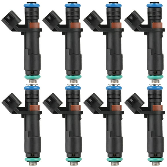 8ps SCITOO Fuel Injector Automotive Engein FJ817 Replacement Kits fit for 2005-2006 for Ford for Expedition, 2005-2007 for Ford for F-150, 2005-2007 for Ford for F-250 Super Duty