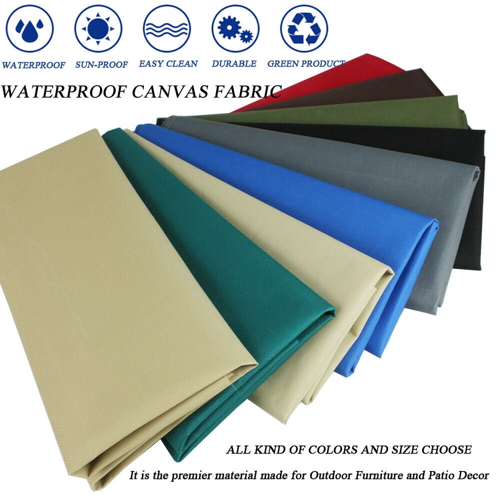 Outdoor/Indoor Canvas Durable Waterproof Awning Fabric DIY for Canopy ...