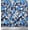 Medium Blue, variant on Soimoi Green Cotton Duck Fabric American Robin,Leaves & Floral Print Fabric by The Yard 42 Inch Wide