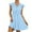 Blue 96, variant on Henpk Summer Dresses for Women Striped T Shirt Dress Casual Midi Dress Short Sleeve Sundress with Pockets Fashion Summer Short Sleeve Stripe Print Casual Dress V-Neck Button Dress Black M