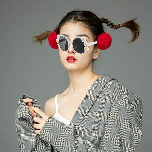 GOOHOCHY  Novelty Sunglasses Sunflower Kids Luau Party Hawaii Man