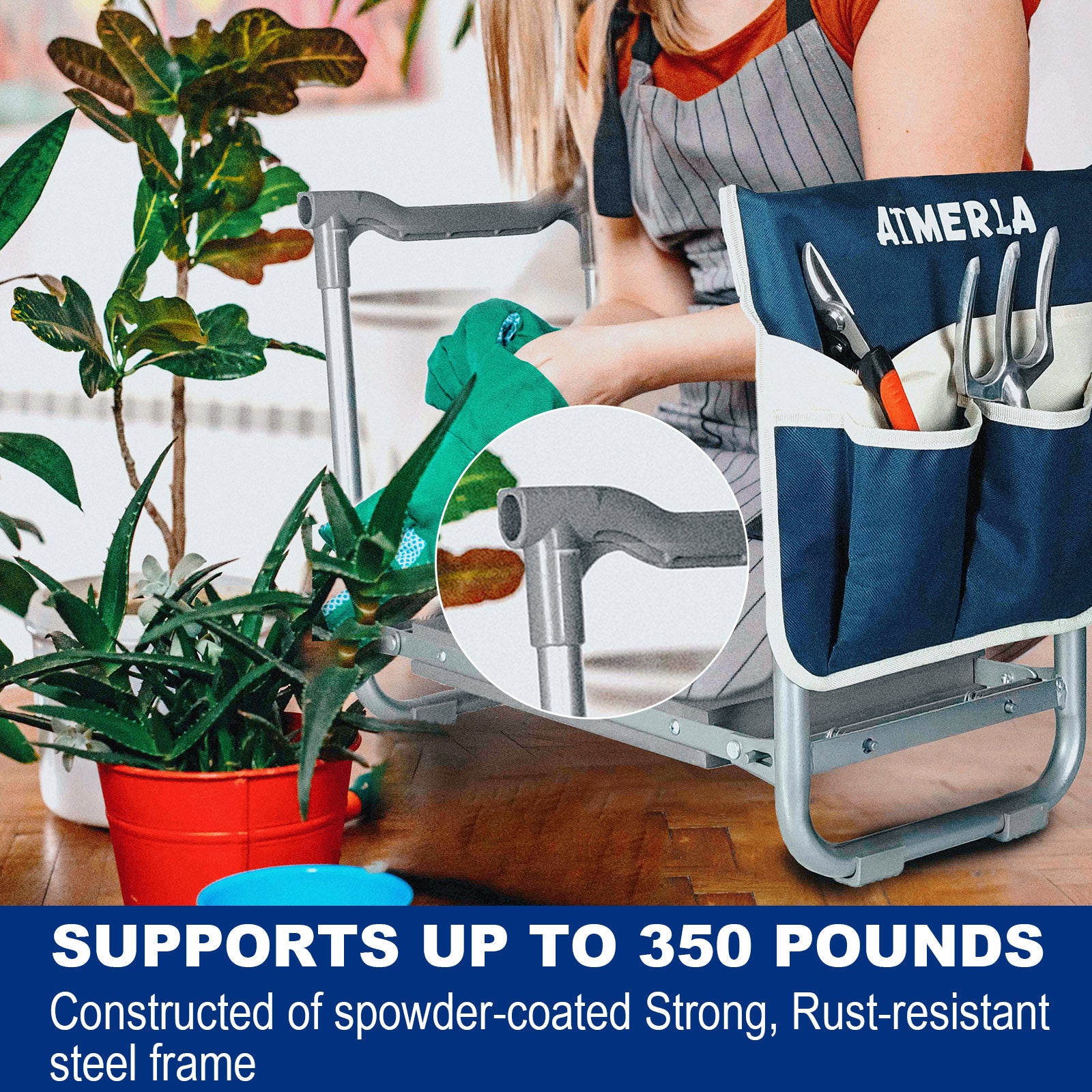 Aimerla Foldable Garden Kneeler Seat photo 5