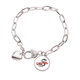 thumbnail image 1 of Pulsera de cadena de corazón joyería encanto moda, 1 of 3
