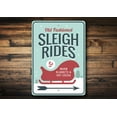 thumbnail image 1 of Sleigh Rides Arrow Novelty Decor, Metal Wall Sign - 10x14 Inches, 1 of 4