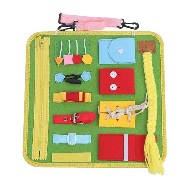 Tablero de fieltro ligero Sunnimix juguete educativo preescolar habilidades motoras Juego de mesa ocupado
