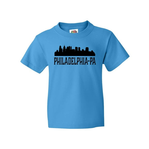 Inktastic Philadelphia Pennsylvania City Skyline Youth T-Shirt