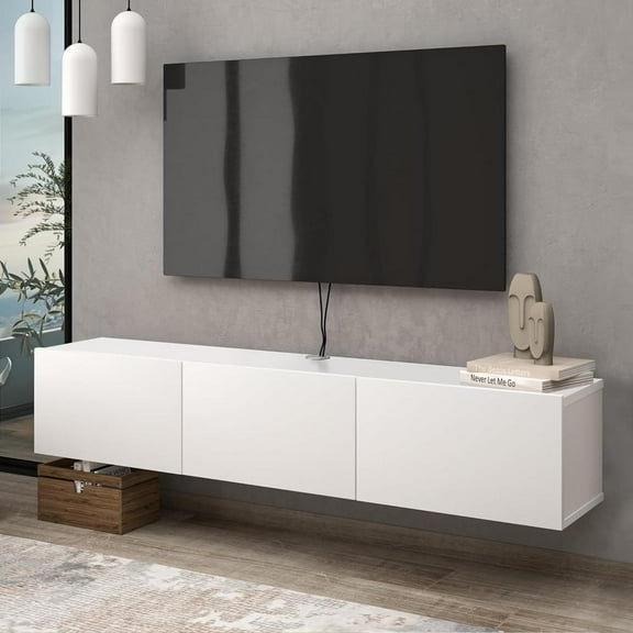 Atelier Mobili Floating TV Stand, TV Stand up to 75 inch TV