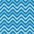 thumbnail image 1 of Ahgly Company Machine Washable Indoor Square Transitional Neon Blue Area Rugs, 4' Square, 1 of 7