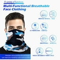 thumbnail image 4 of 9pcs Breathable Face Mask Neck Gaiter Face Scarf Mask for Men Women Hiking, Cycling, Sports, Fishing, Sun UV Protection Bandana, 4 of 5