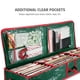 thumbnail image 3 of Organizador de almacenamiento para papel de regalo, almacenamiento de papel de regalo navideño, almacenamiento Verde, 3 of 9