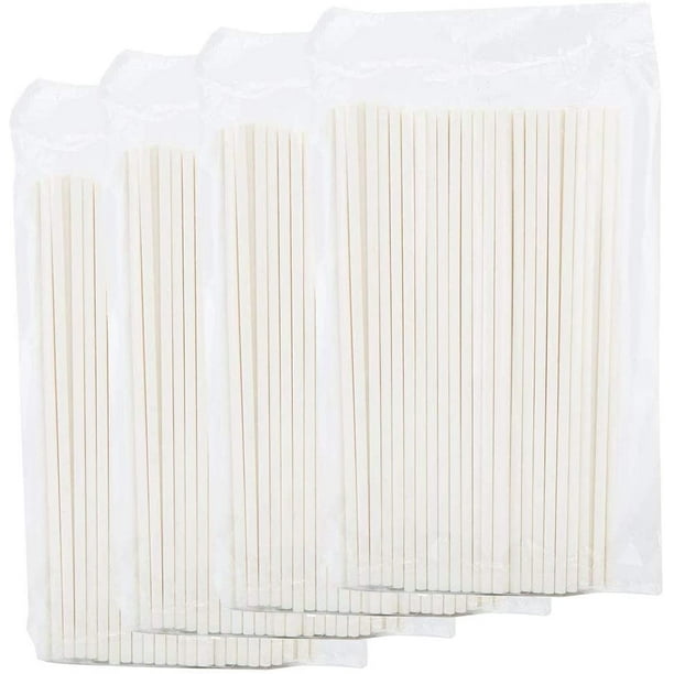 Fuator 300pcs Cake Pops Set, 100pcs 6 Inch Lollipop Sticks, 100pcs Cake Pops Bags