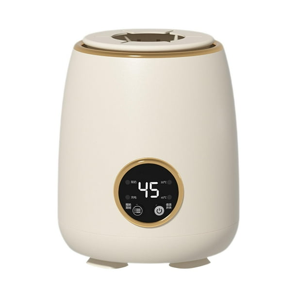 Batidora de leche eléctrica portátil y práctica, automática Crema amarilla