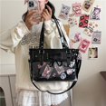 thumbnail image 2 of Bolso Bandolera Tipo Vendaje para Mujer PU ​​gran Capacidad Transparente Elegante Ir Al, 2 of 9
