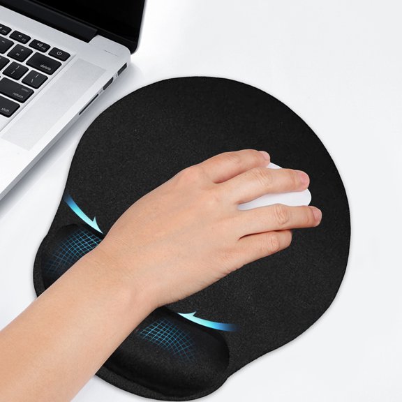 Deyuer N802 4mm Thickness Non-Slip Soft Gaming Mouse Pad Wrist Rest Mat for Office