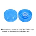 thumbnail image 4 of Uxcell 55mm Non Spill Bottle Caps, Drinking Water Bottle Screw Cap with Rubber Ring 5Pack, 4 of 5