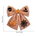 thumbnail image 3 of Roiihwy Large Halloween Bows Wreath, Pumpkin Bat Star Bows for Front Door, Black Ornament Tree Topper Bows for Halloween Indoor Outdoor Decor, 3 of 6