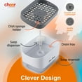 thumbnail image 5 of Cheer Collection Soap Dispensing Sponge Holder, 5 of 7