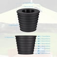 thumbnail image 2 of Soporte para sombrilla con base de cuña cónica para sombrilla, tapón de cuña para sombrilla de cono de sombrilla de Patio, para orificio de mesa en el patio, se adapta a sombrilla de 1,5", 2 of 5