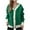 Green1, variant on Jalioing Knitted Cardigan Womens Open Front Oversized Sweater Outwear Color Block Fall Sweaters