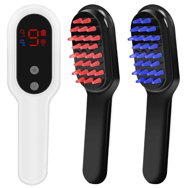 Portable Electric Home Spa Instrument: 3-in-1 Laser Scalp Massager