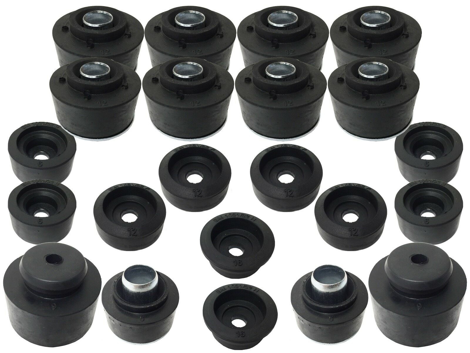 19781988 GM Subframe Body Mount Rubber Kit, Bushings ONLY