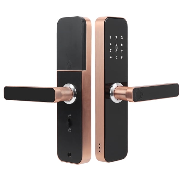 Cerradura de puerta inteligente, cerradura de puerta inteligente WiFi Cerradura de puerta con tarjeta Funcionalidad inteligente de entrada a casa sin llave Jadeshay A