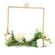 thumbnail image 2 of Corona floral, aro floral, anillo de metal, anillo de metal, decoración de pared, integración perfecta, 2 of 12