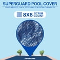 thumbnail image 4 of Swimline Hydrotools Super Guard Winter Cover for 24 x 24 Ft Above Ground Rectangle Pools, 4 of 7