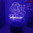 thumbnail image 4 of Figura de acción de One Piece Zoro Luffy Anime Night Lights, LED 3D, 16 colores que cambian, Usopp, Sanji, Chopper, Hancock, regalo de Navidad, 4 of 5