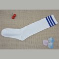 thumbnail image 4 of Guardurnaity Rayas Muslo Calcetines altos Estilo simple Juegos deportivos Calentadores Día de San Valentín Mujeres Accesorios para el diario Type3, 4 of 4