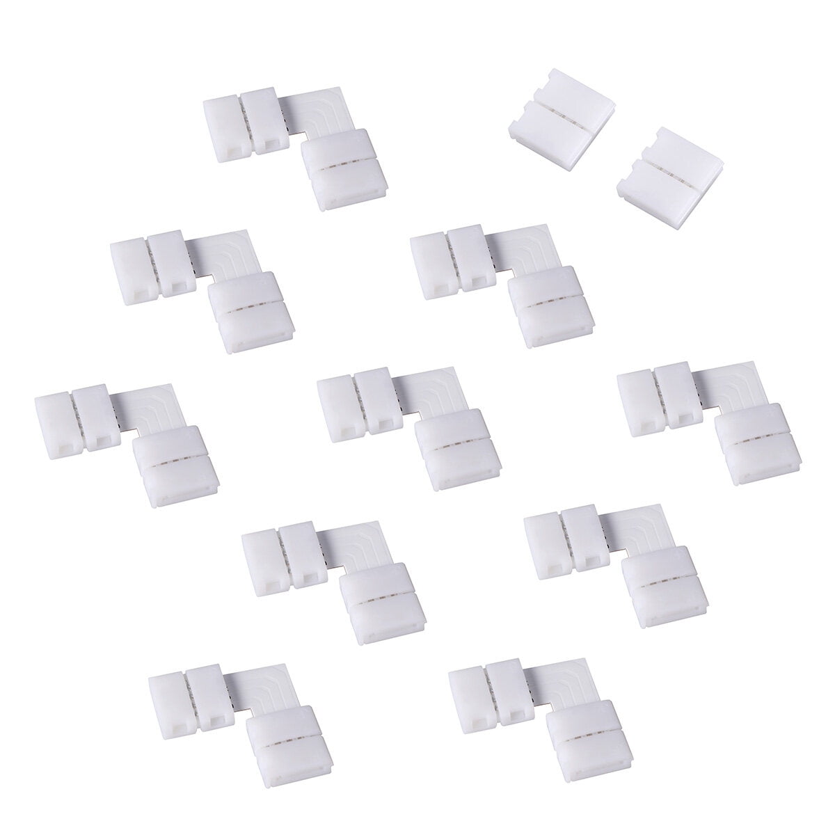 Led light strip corner connector 10pcs LED Light Strip Corner Connector