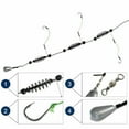 thumbnail image 3 of Beisidaer Ready Tied Fishing Tackle Fishing Hook Artificial Bait Cage Set Fishing Feeder, 3 of 8