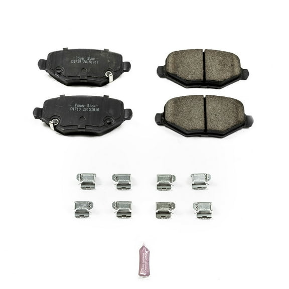 Power Stop Rear Z17 Evolution Ceramic Brake Pads with Hardware 17-1719