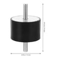 thumbnail image 3 of WHAMVOX Cylindrical Vibration Isolator Mount Anti-vibration Air Compressor Bushing With, 3 of 8