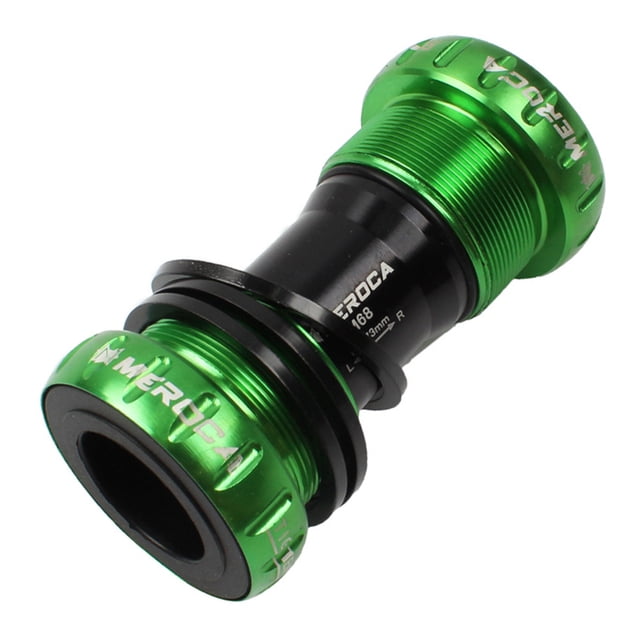 Sywqhk Soporte inferior BB para bicicleta de montaña, piezas de bielas atornilladas para bicicleta MTB (verde) Sywqhk Alta Calidad