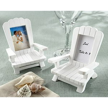 Adirondack Chair Frame Wedding Favors (Beach Memories Miniature Adirondack Chair Place Card/Photo Frame , Qty.1 Each, Unique Upscale Kate Aspen Favor from FavorOnline with Guaranteed Quality and.., By)