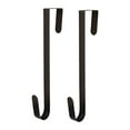 thumbnail image 1 of Gancho para colgar sobre la puerta Monstrate Metal duradero 2 piezas decorativo elegante negro 31 x 6 x 2,5 cm, 1 of 6