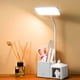 thumbnail image 4 of Lámpara Led de Escritorio, 3 Modos de Brillo y 3 Modos de Color, Recargable Por Usb, Cuello de Cisne Flexible, Soporte para Bolígrafo y Teléfono Que Ahorra Espacio, Luz Que Cuida La Vista, para Ofici, 4 of 7