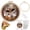 A003- Style C, variant on Halloween Embroidery Kit for Beginners Ghost Pumpkin Witch Design Diy Craft Set with 7.9 Inch Embroidery Hoop Threads and Needles for Home Wall Decor Halloween Diy Project