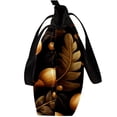thumbnail image 4 of Thanksgiving Canvas Leather Mix Hand-Held Bag with Twill, Sponge, Jeanette Material | Size 30x10.5x39cm/11.8x4.1x15.4in, 4 of 5