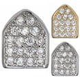 thumbnail image 2 of Single Tooth Grill Punk Hip Hop Plated Grillz Cap Grillz Rhinestone Teeth Grillz, 2 of 10