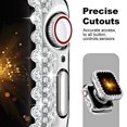thumbnail image 4 of Funda protectora HEARTBOOM Bling para Apple Watch Series 9/8/7 de 41 mm, 4 of 6