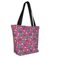 thumbnail image 2 of Fotbe Summer Flamingo Pattern Beach Tote,Shoulder Handbag,Spacious Tote Bag,Lightweight Travel Bag,Versatile Shopping Bag, 2 of 9