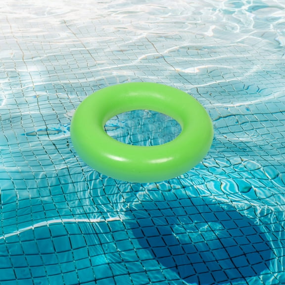 AURARMLET Swim Rings for Adults Swim Ring Black Rubber Inflatable for Pool 1Set