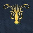 thumbnail image 5 of Game of Thrones Greyjoy Sigil Mens Lined Mesh Shorts, Navy, 2X-Large, 5 of 6